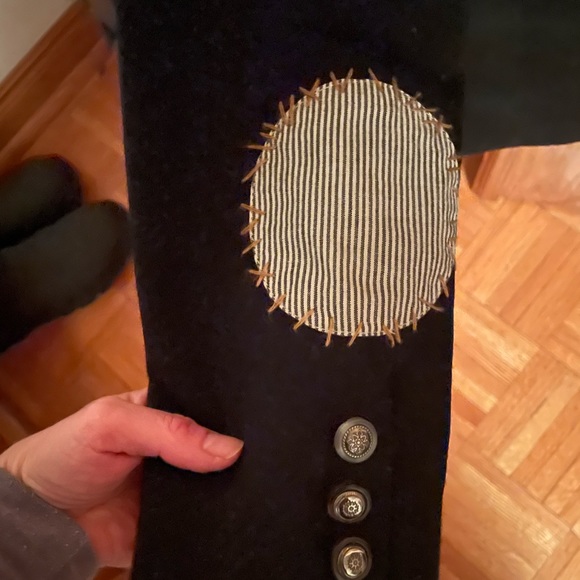 Anthropology Black wool blend blazer - Picture 4 of 7